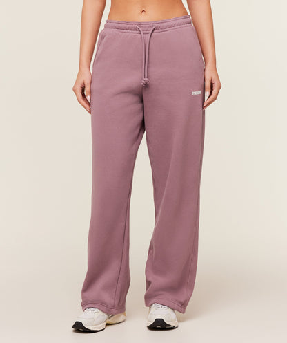 Women's Gymshark Cosy Luxe Straight Leg Regular Joggers Calm Pink