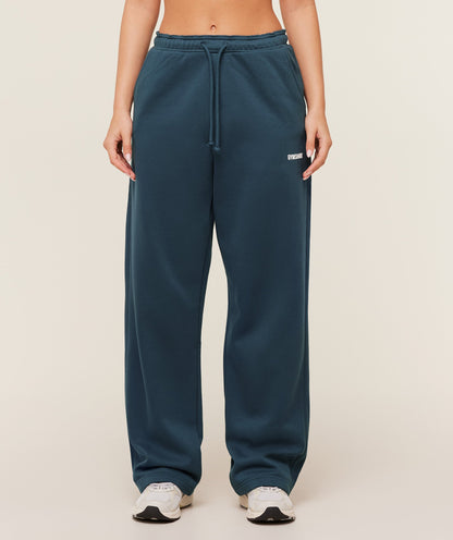 Women's Gymshark Cosy Luxe Straight Leg Regular Joggers Gs Stealth Blue