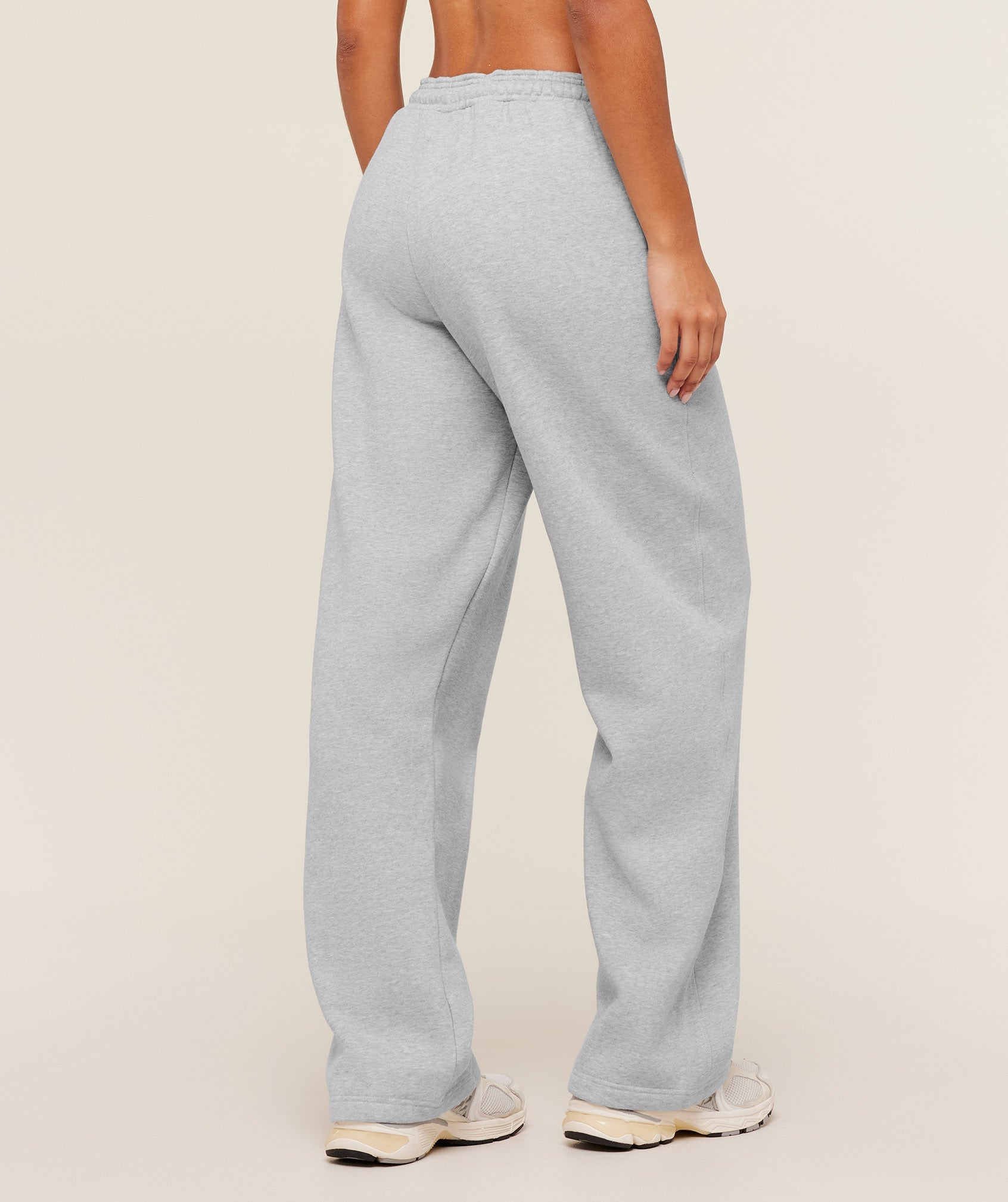 Women's Gymshark Cosy Luxe Straight Leg Tall Joggers Bros Soft Grey Marl
