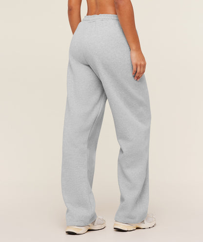 Women's Gymshark Cosy Luxe Straight Leg Tall Joggers Bros Soft Grey Marl