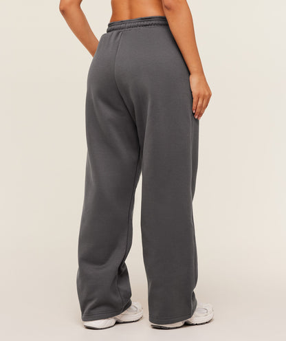 Women's Gymshark Cosy Luxe Straight Leg Short Joggers Onyx Grey