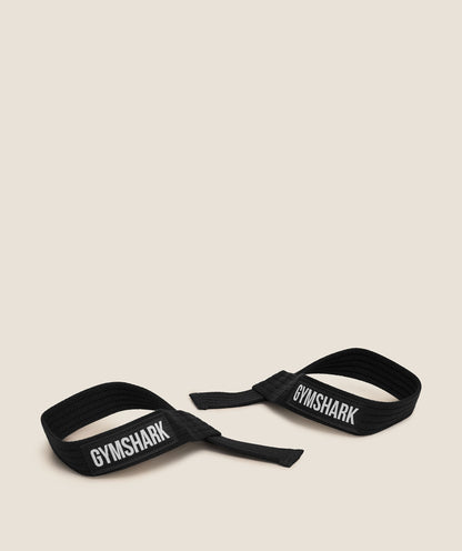 Gymshark Cotton Lifting Straps Gs Black