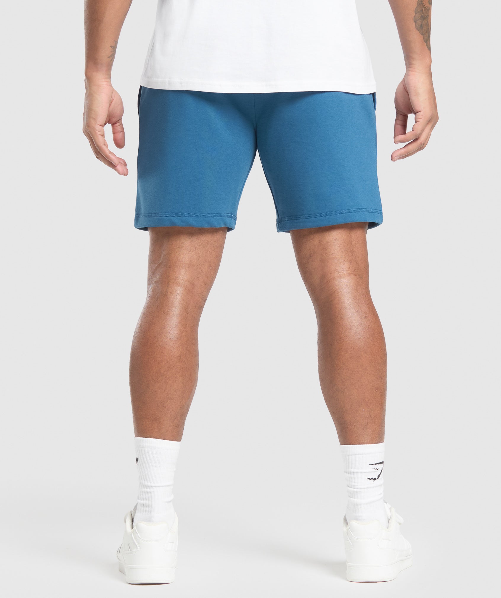 Gymshark Crest 7" Shorts Success Blue