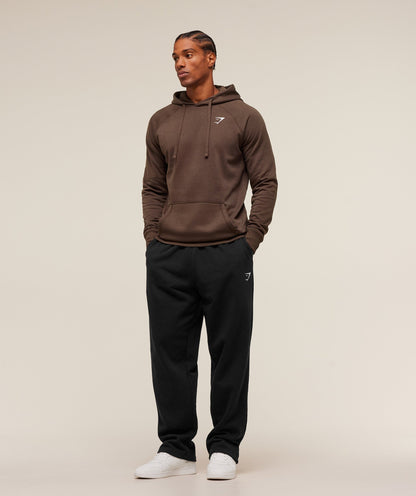 Gymshark Crest Hoodie Archive Brown