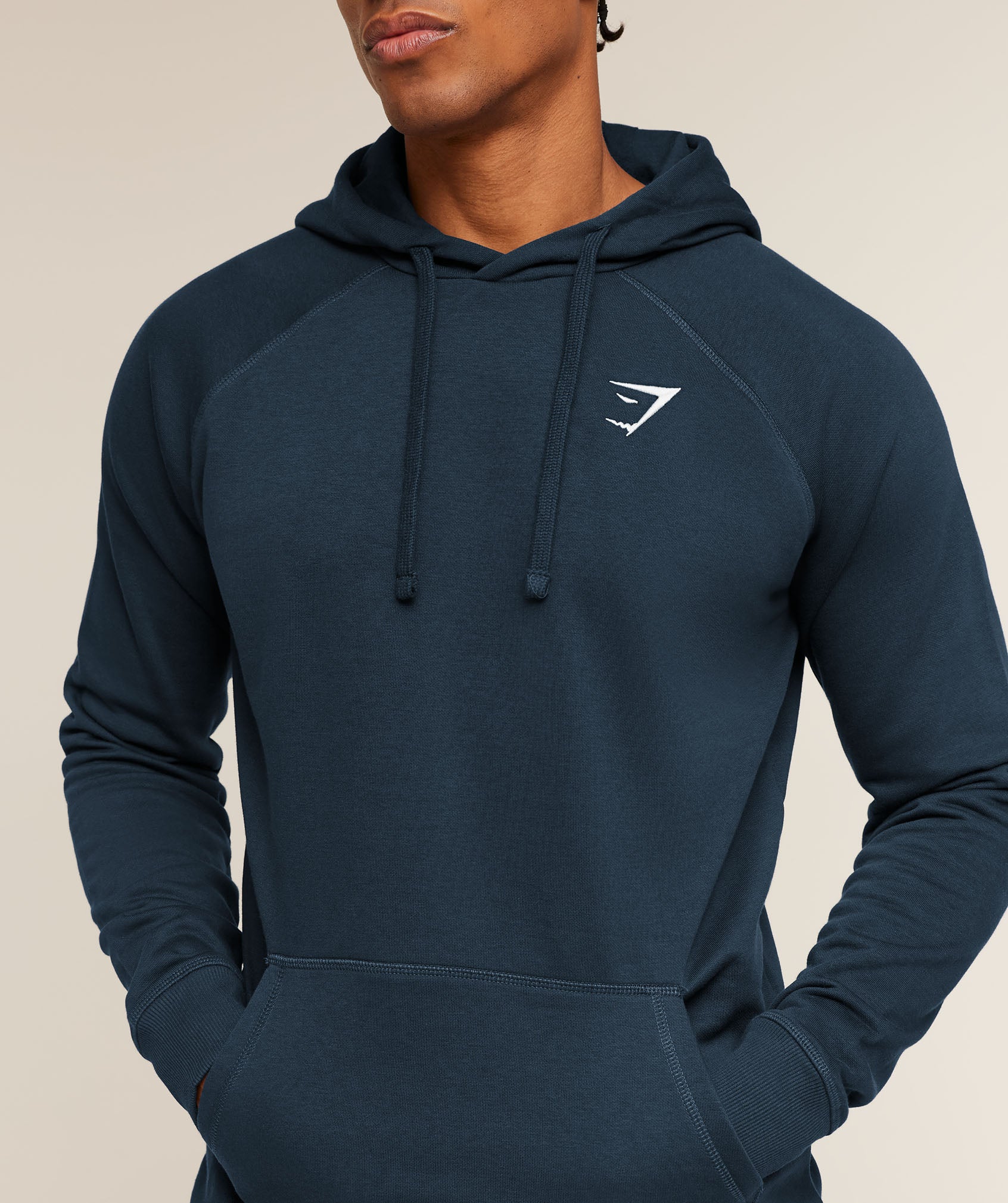 Gymshark Crest Hoodie Navy