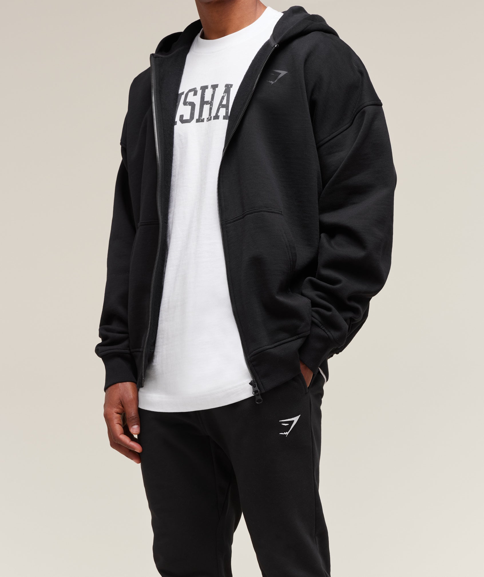Gymshark Crest Joggers Black
