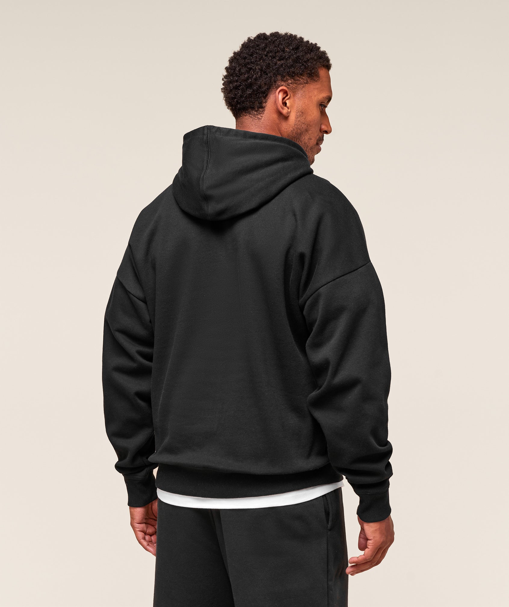 Gymshark Crest Oversized Hoodie Black