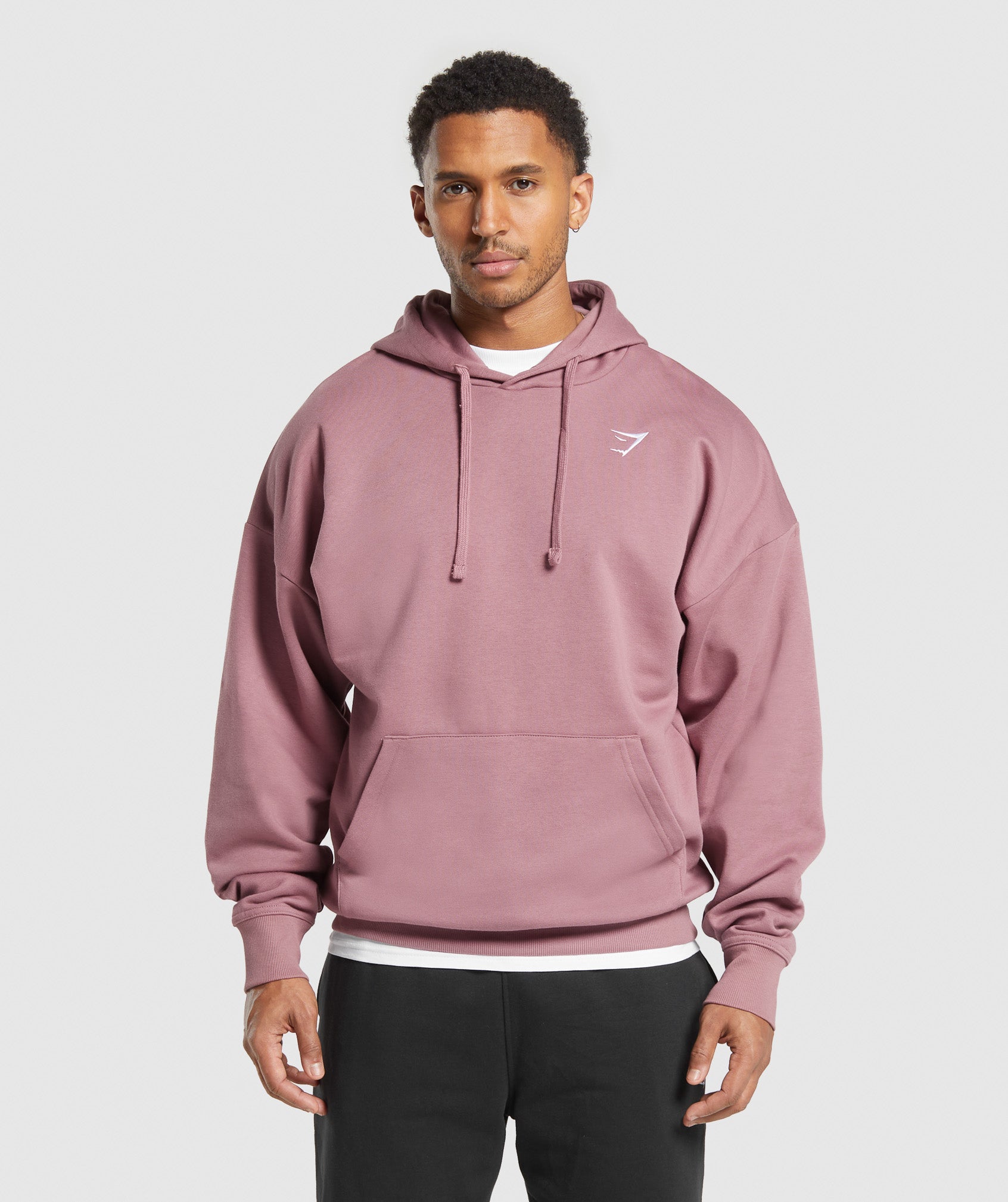 Gymshark Crest Oversized Hoodie Calm Pink