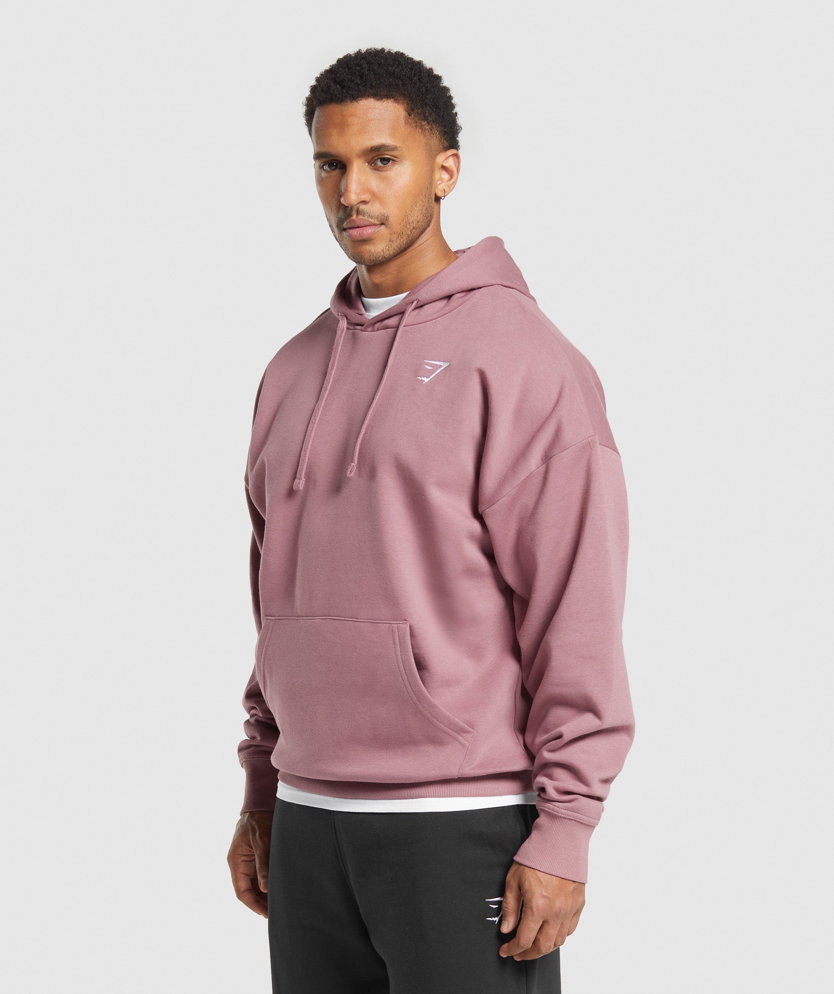 Gymshark Crest Oversized Hoodie Calm Pink