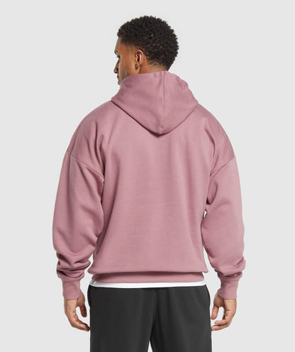 Gymshark Crest Oversized Hoodie Calm Pink