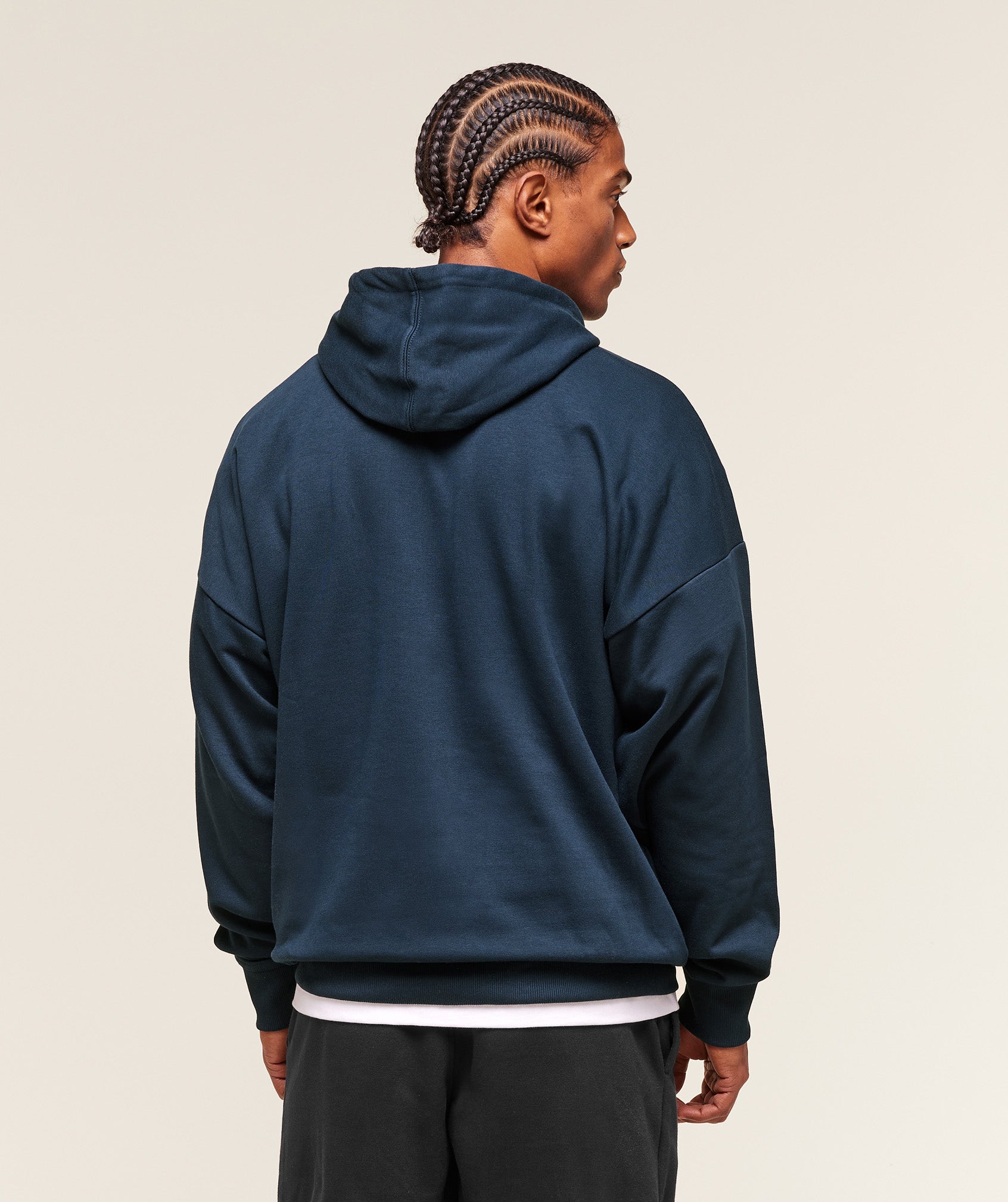 Gymshark Crest Oversized Hoodie Navy