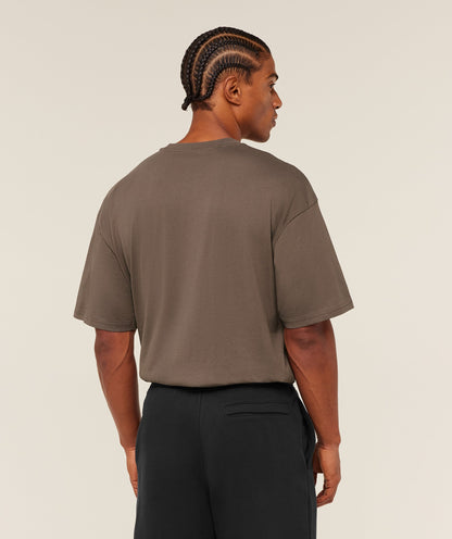 Gymshark Crest Oversized T-Shirt Soft Brown