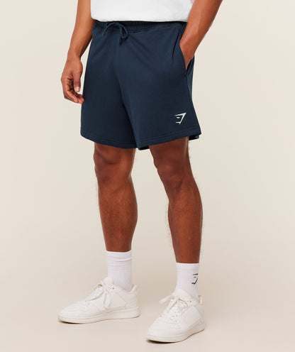 Gymshark Crest Shorts Gs Navy