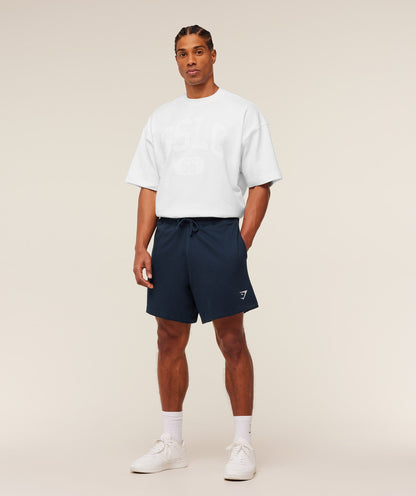 Gymshark Crest Shorts Gs Navy