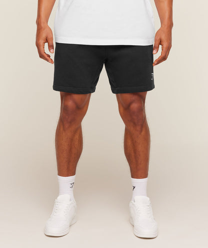 Gymshark Crest 7" Shorts Black