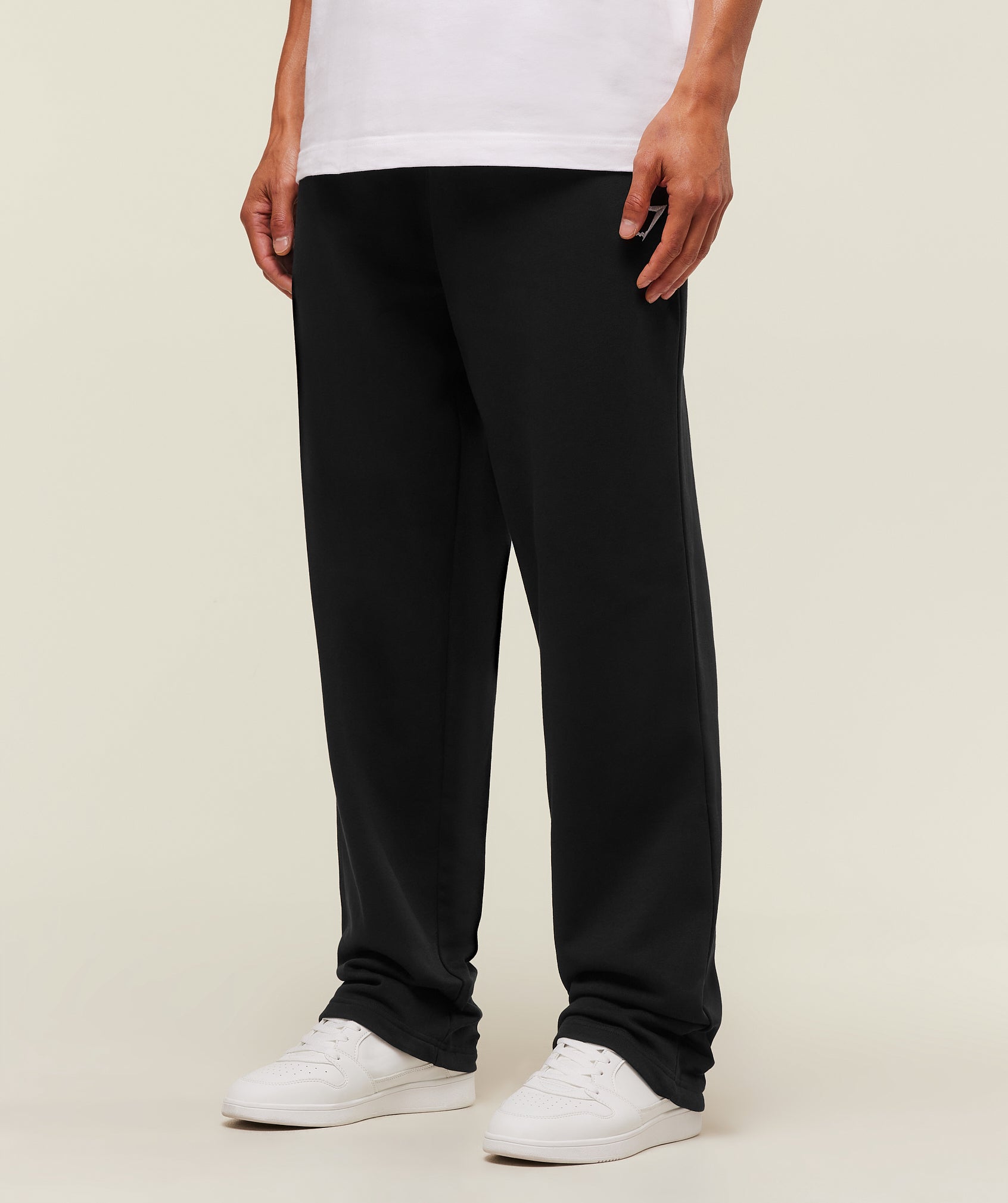 Gymshark Crest Straight Leg Jogger Tall Black