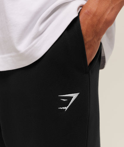 Gymshark Crest Straight Leg Jogger Tall Black