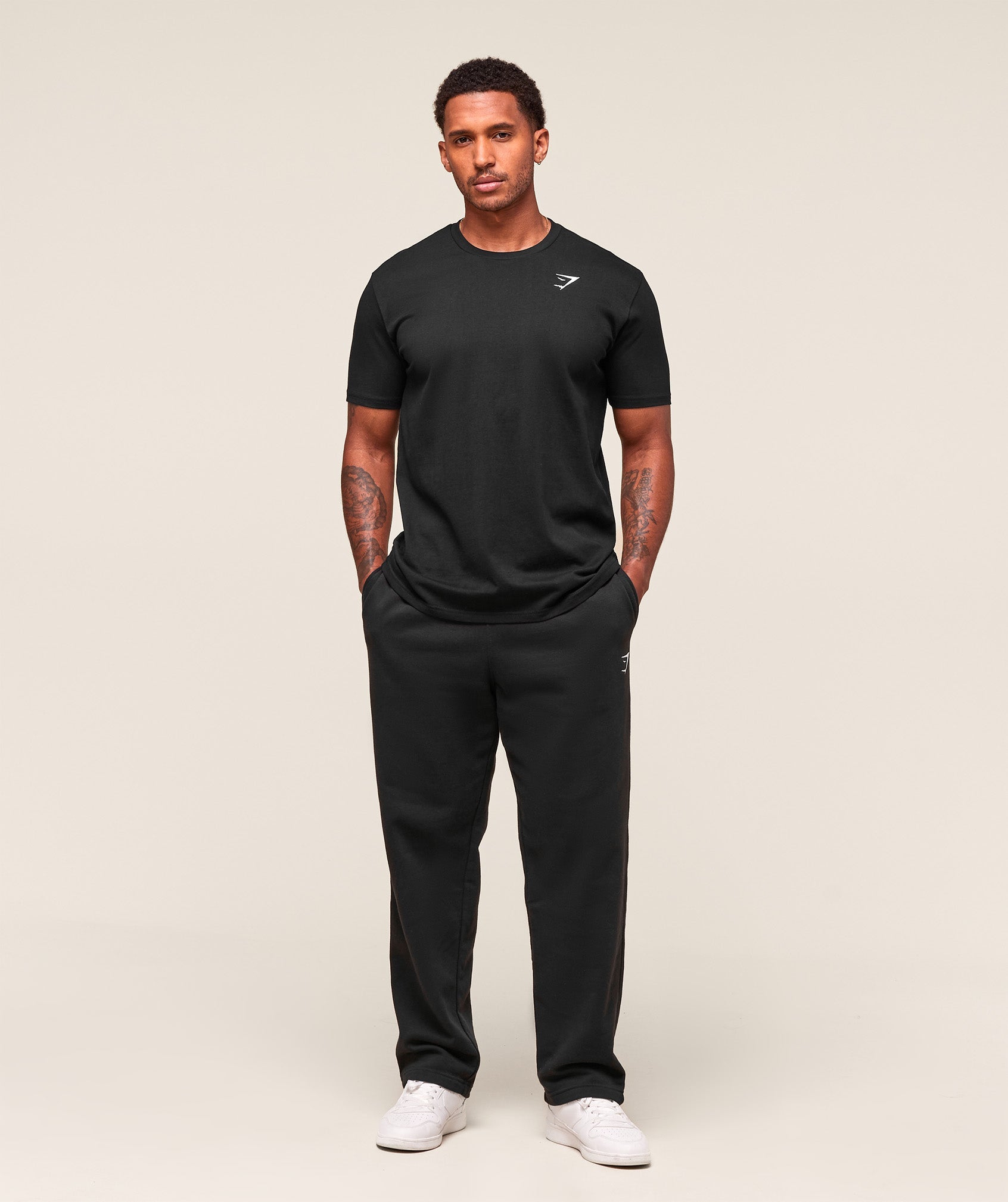 Gymshark Crest T-Shirt Black