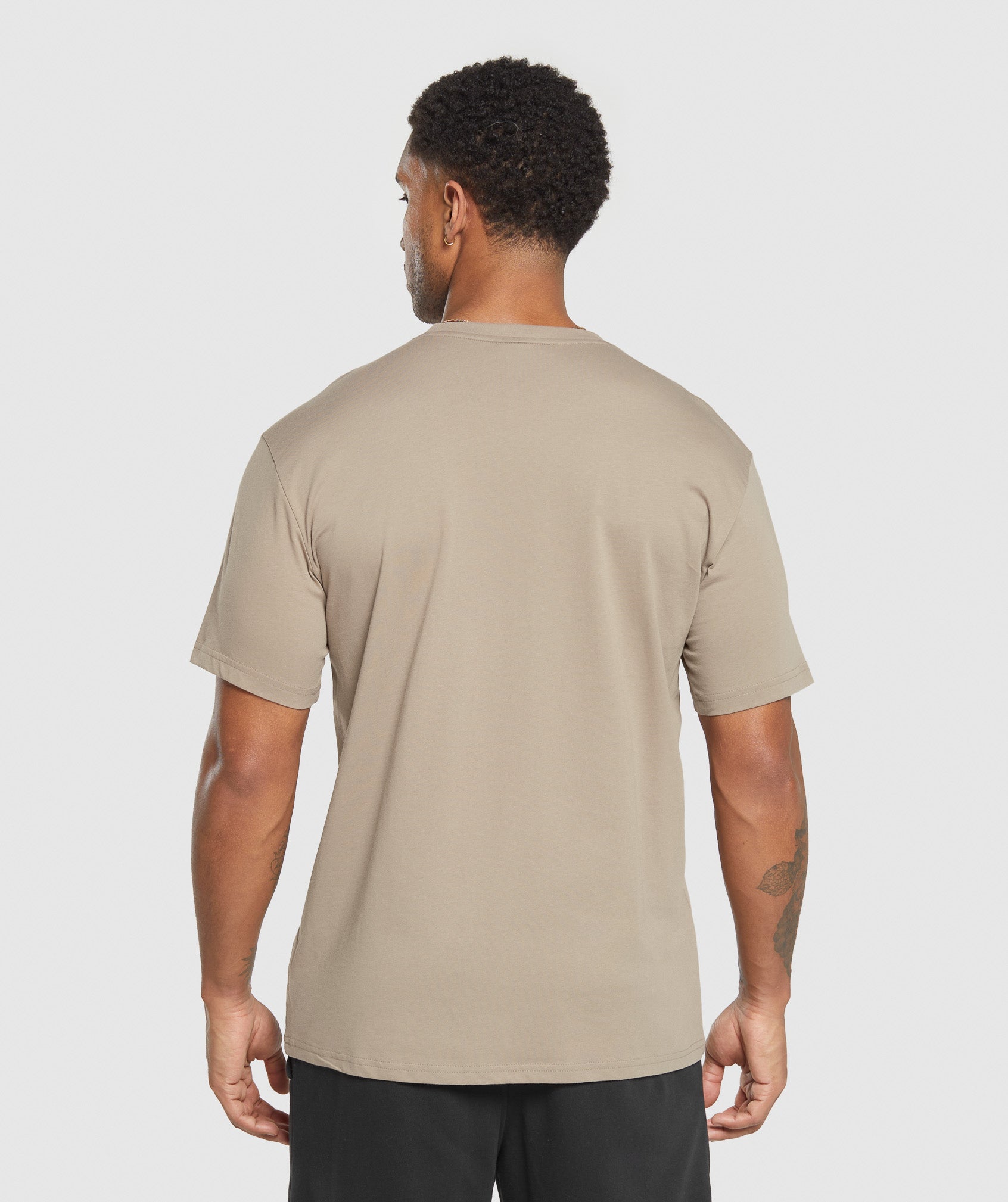 Gymshark Crest T-Shirt Lifestyle Brown