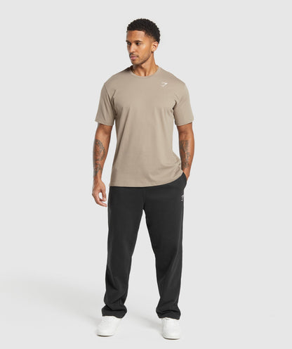 Gymshark Crest T-Shirt Lifestyle Brown