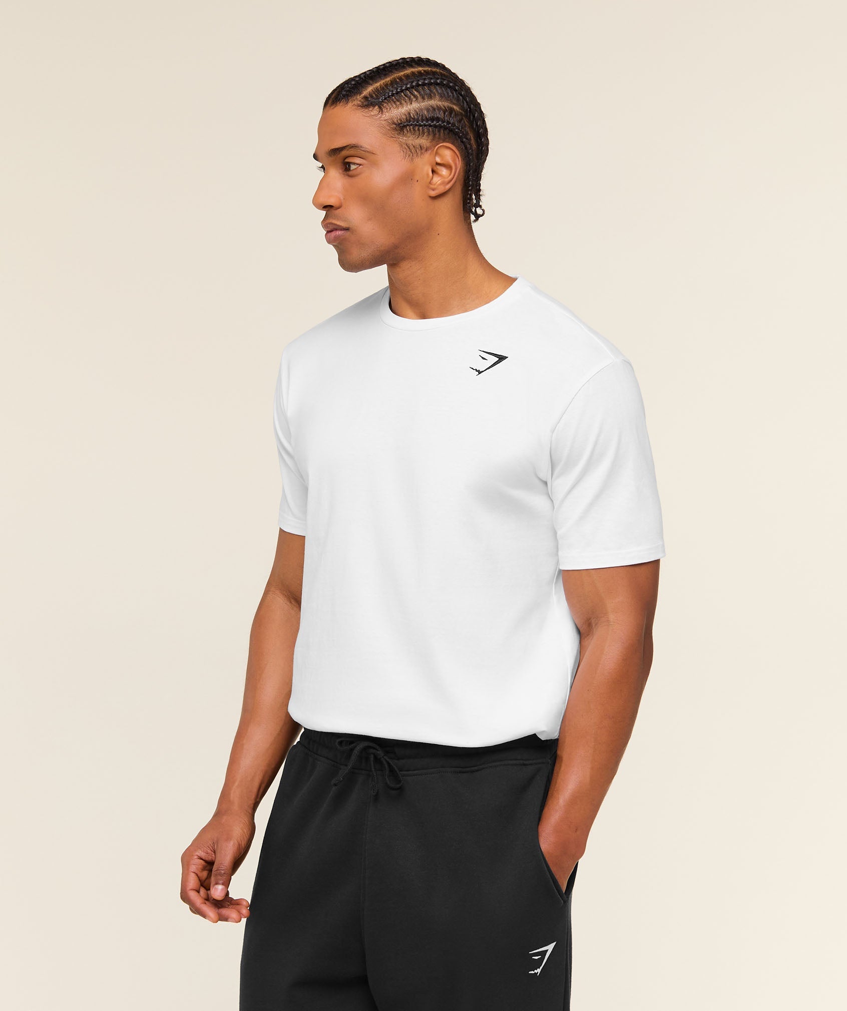 Gymshark Crest T-Shirt White