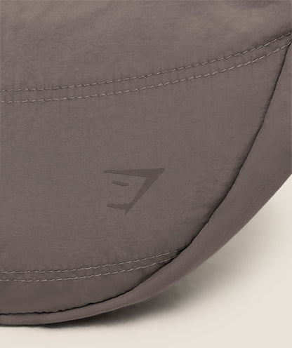 Women's Gymshark Pleat Crossbody Cool Brown