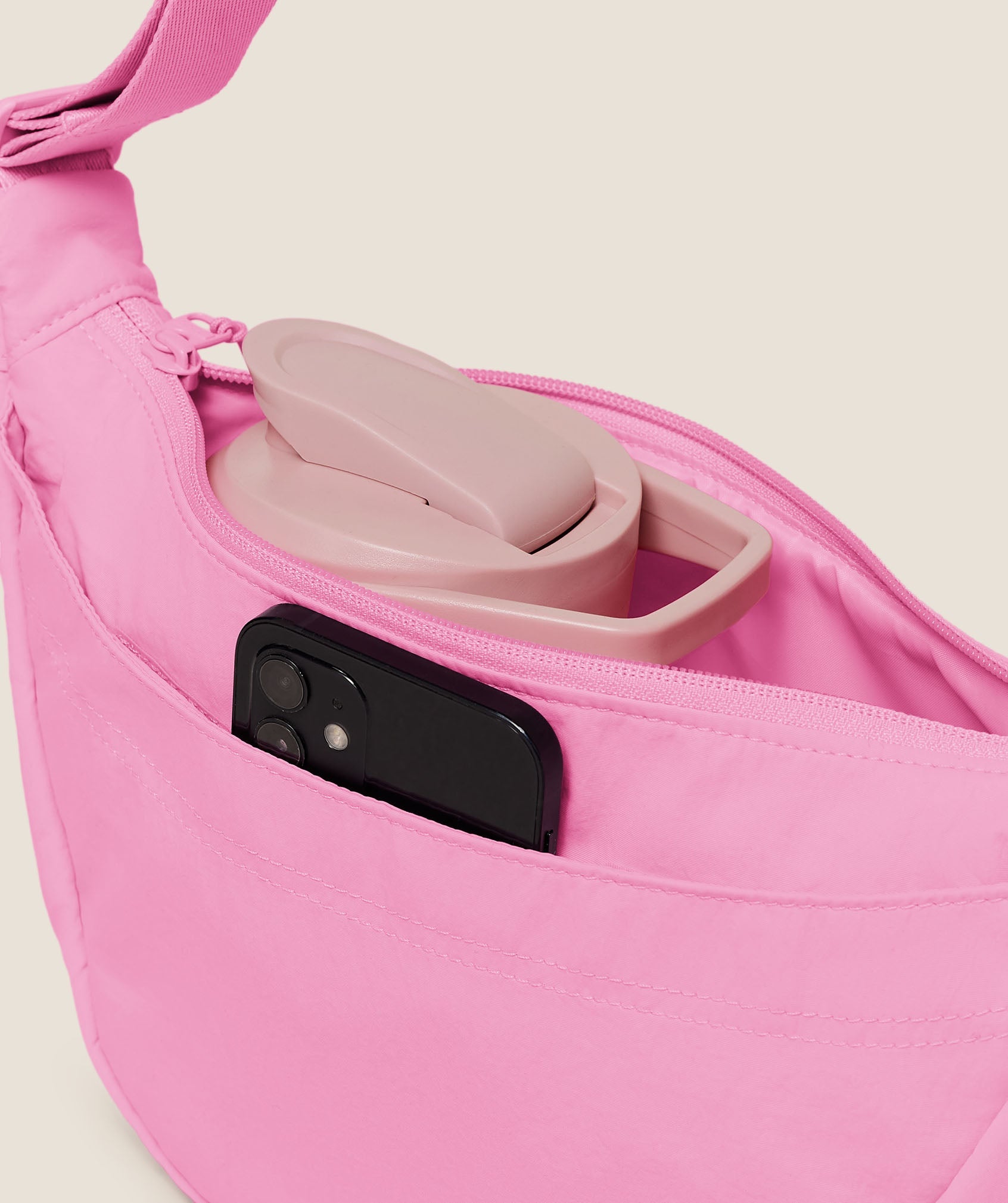 Women's Gymshark Pleat Crossbody Focus Pink