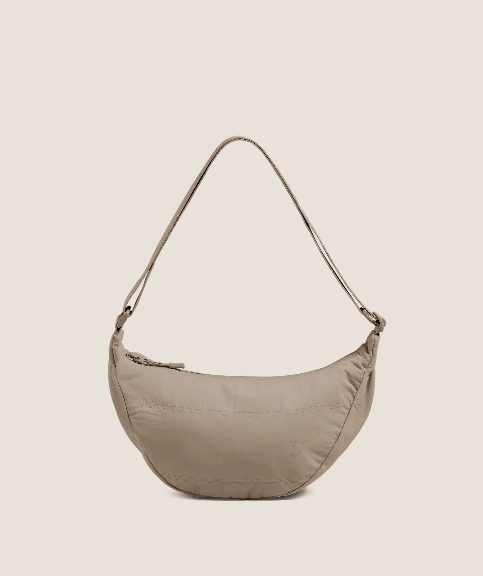 Women's Gymshark Pleat Crossbody Mushroom Grey