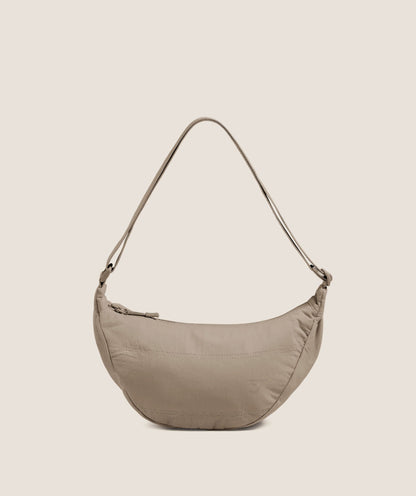 Women's Gymshark Pleat Crossbody Mushroom Grey
