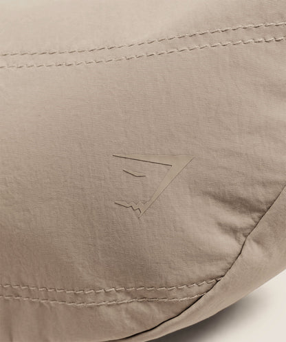 Women's Gymshark Pleat Crossbody Mushroom Grey