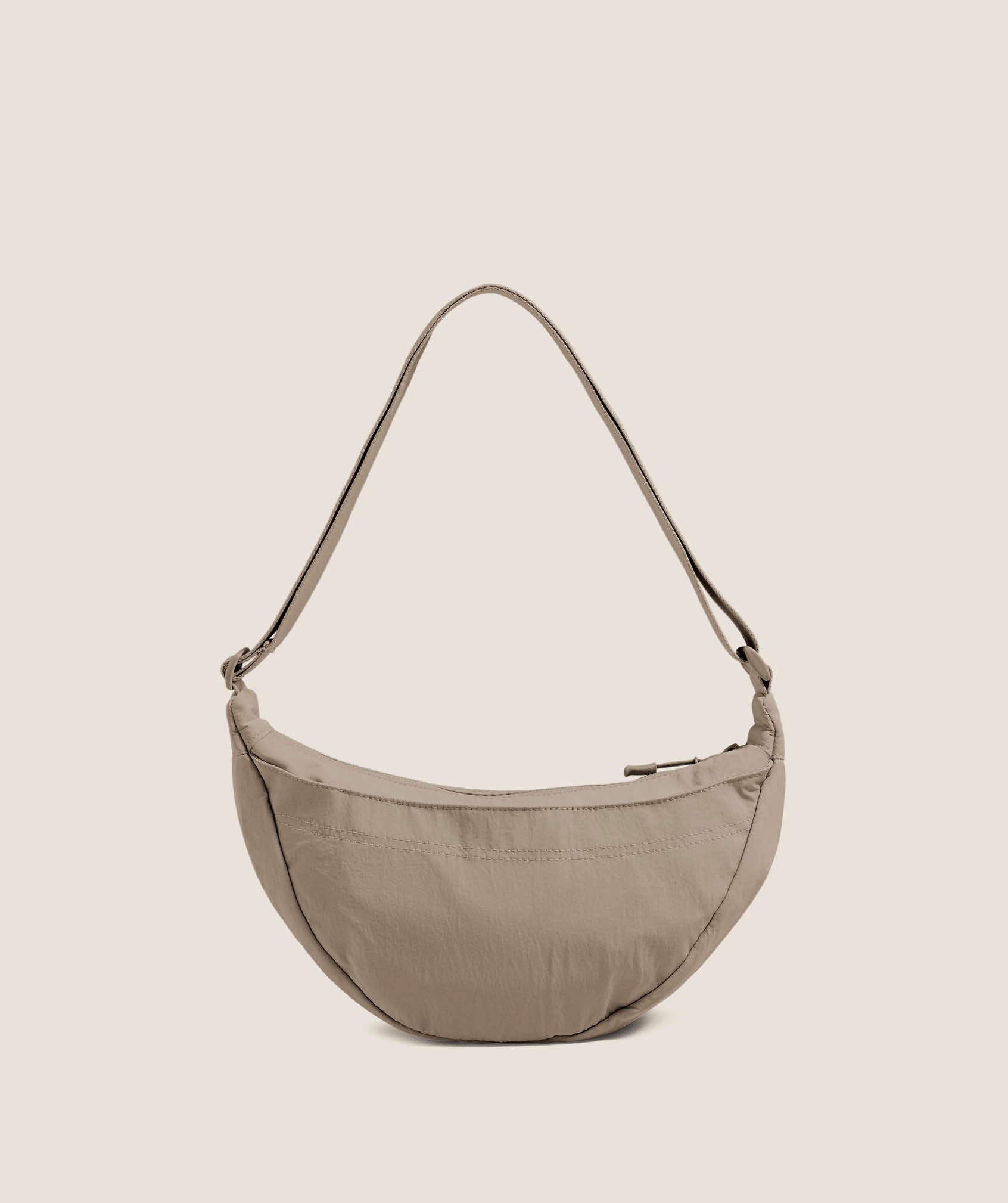 Women's Gymshark Pleat Crossbody Mushroom Grey