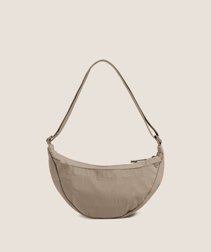 Women's Gymshark Pleat Crossbody Mushroom Grey