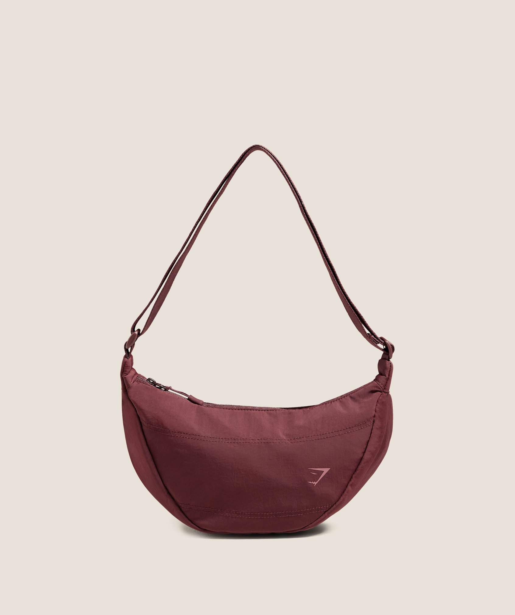 Women's Gymshark Pleat Crossbody Rich Maroon