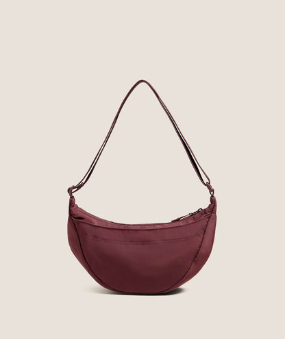 Women's Gymshark Pleat Crossbody Rich Maroon