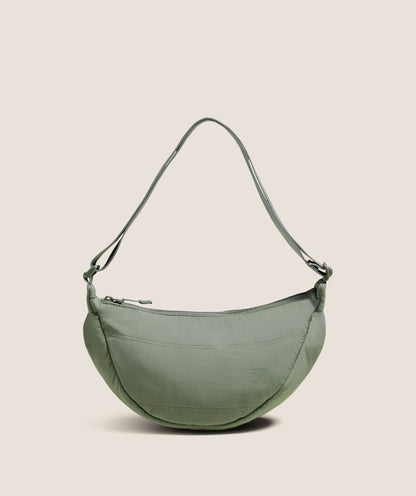 Gymshark Pleat Crossbody Unit Green