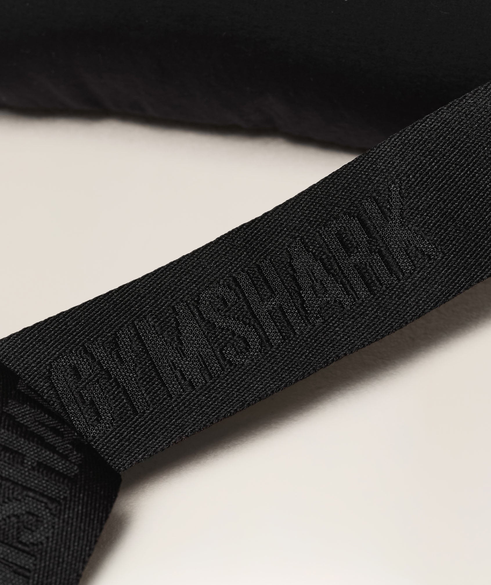 Women's Gymshark Pleat Sling Bag Black