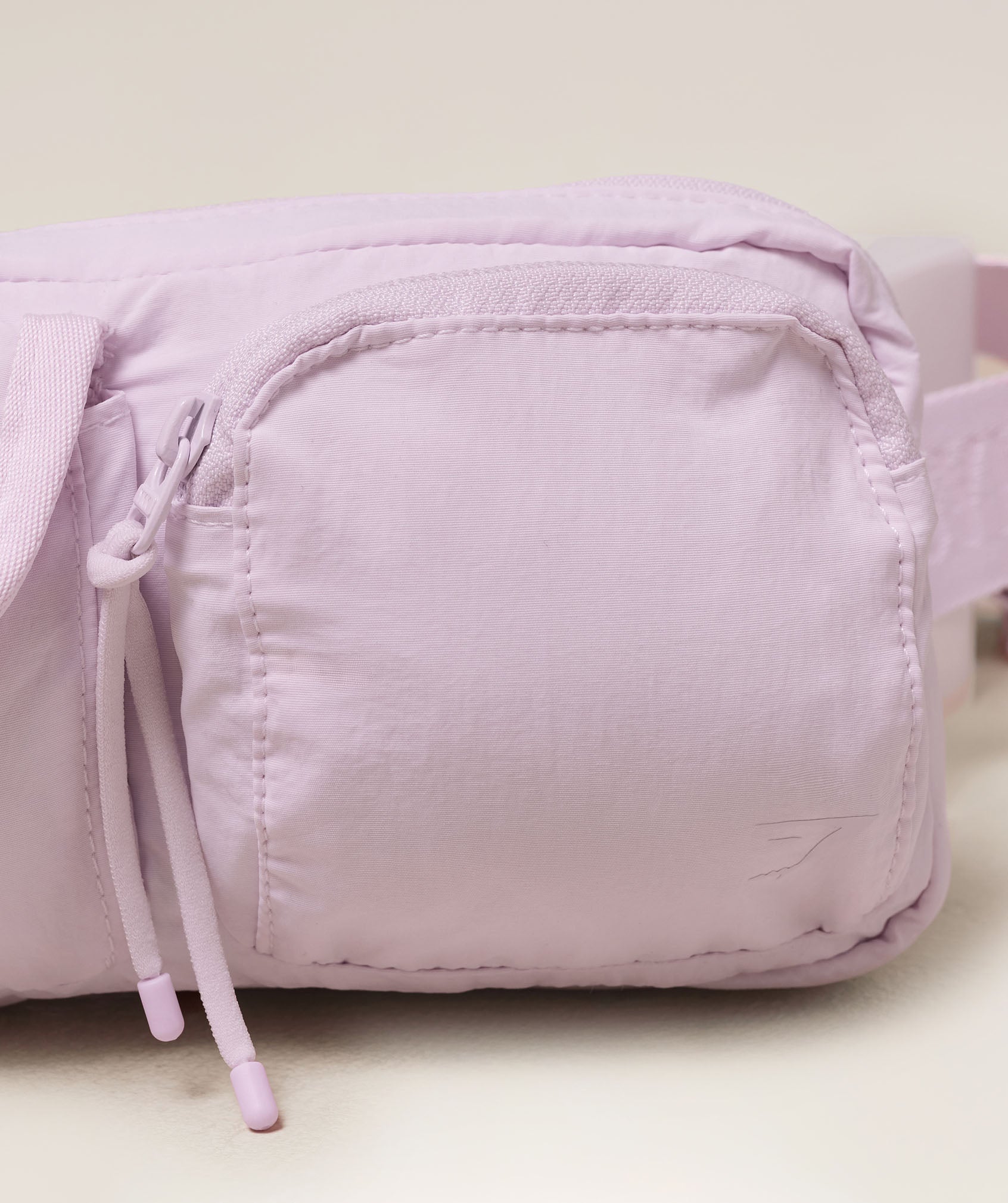 Women's Gymshark Pleat Sling Bag Ice Pink