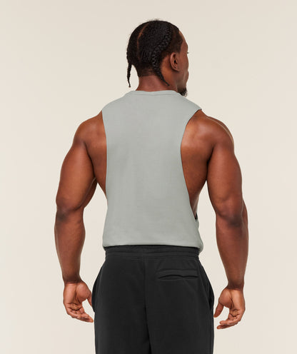 Gymshark Critical 2.0 Drop Arm Tank Smokey Grey