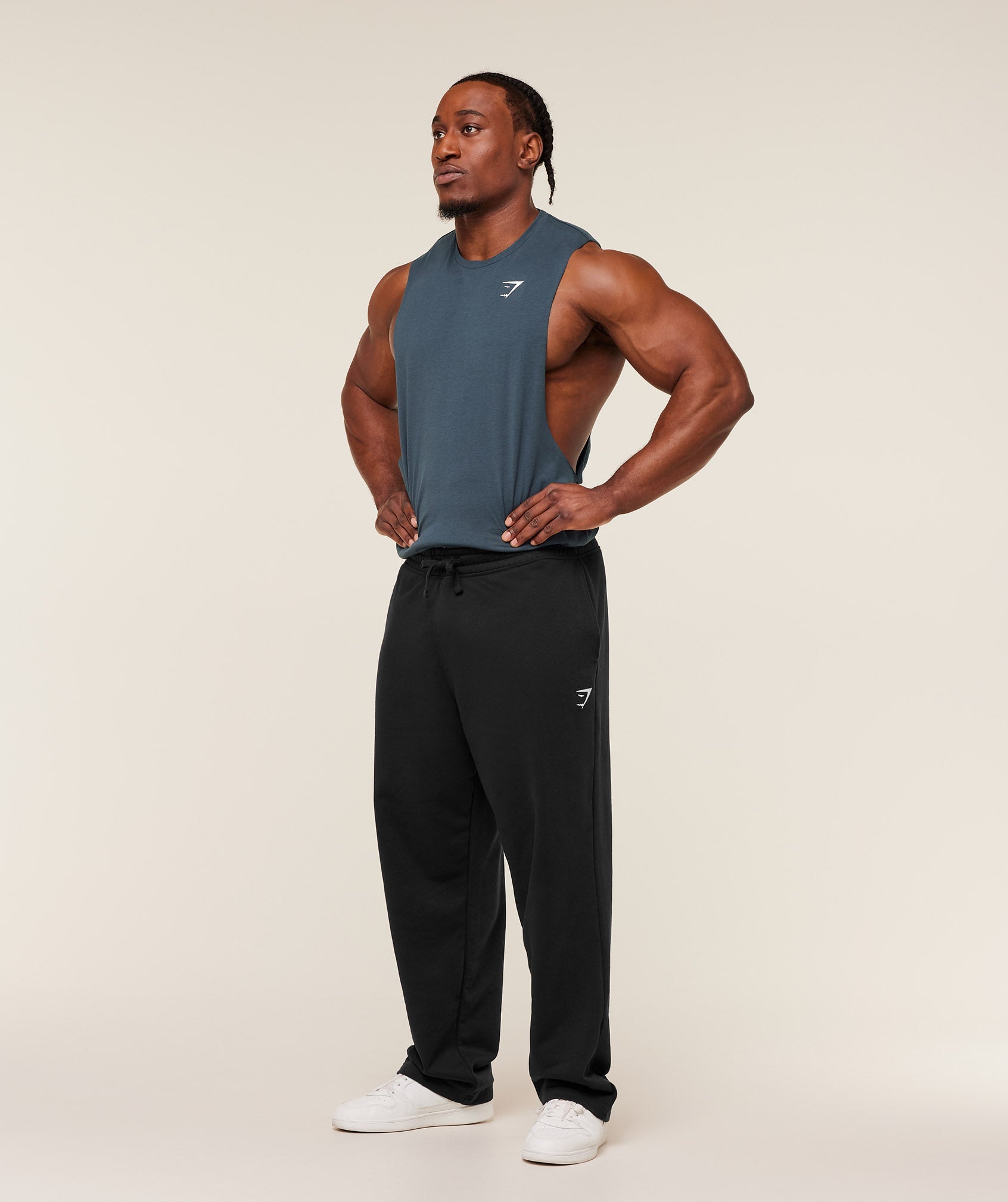 Gymshark Critical 2.0 Drop Arm Tank Gs Stealth Blue