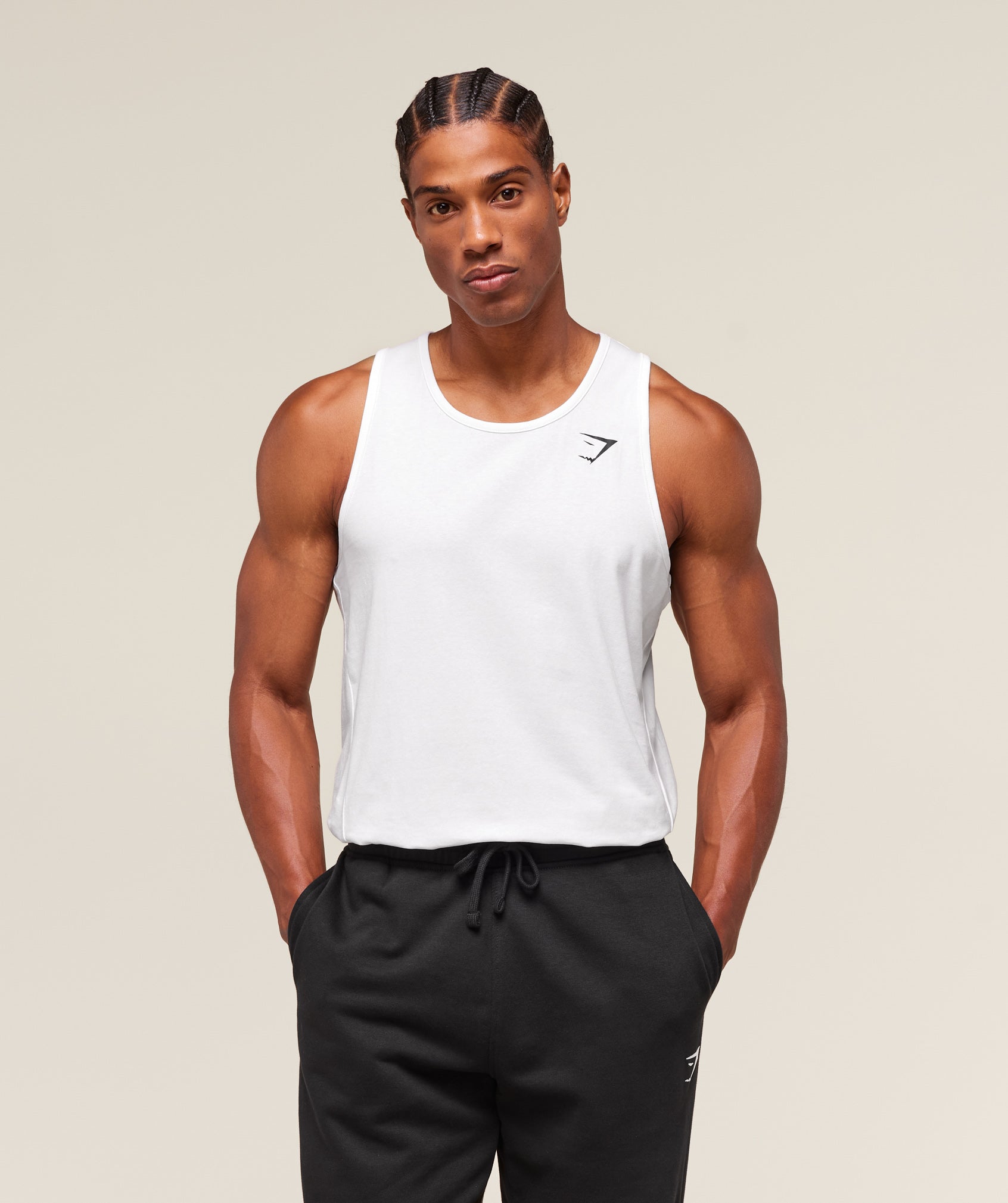 Gymshark Critical Tank White