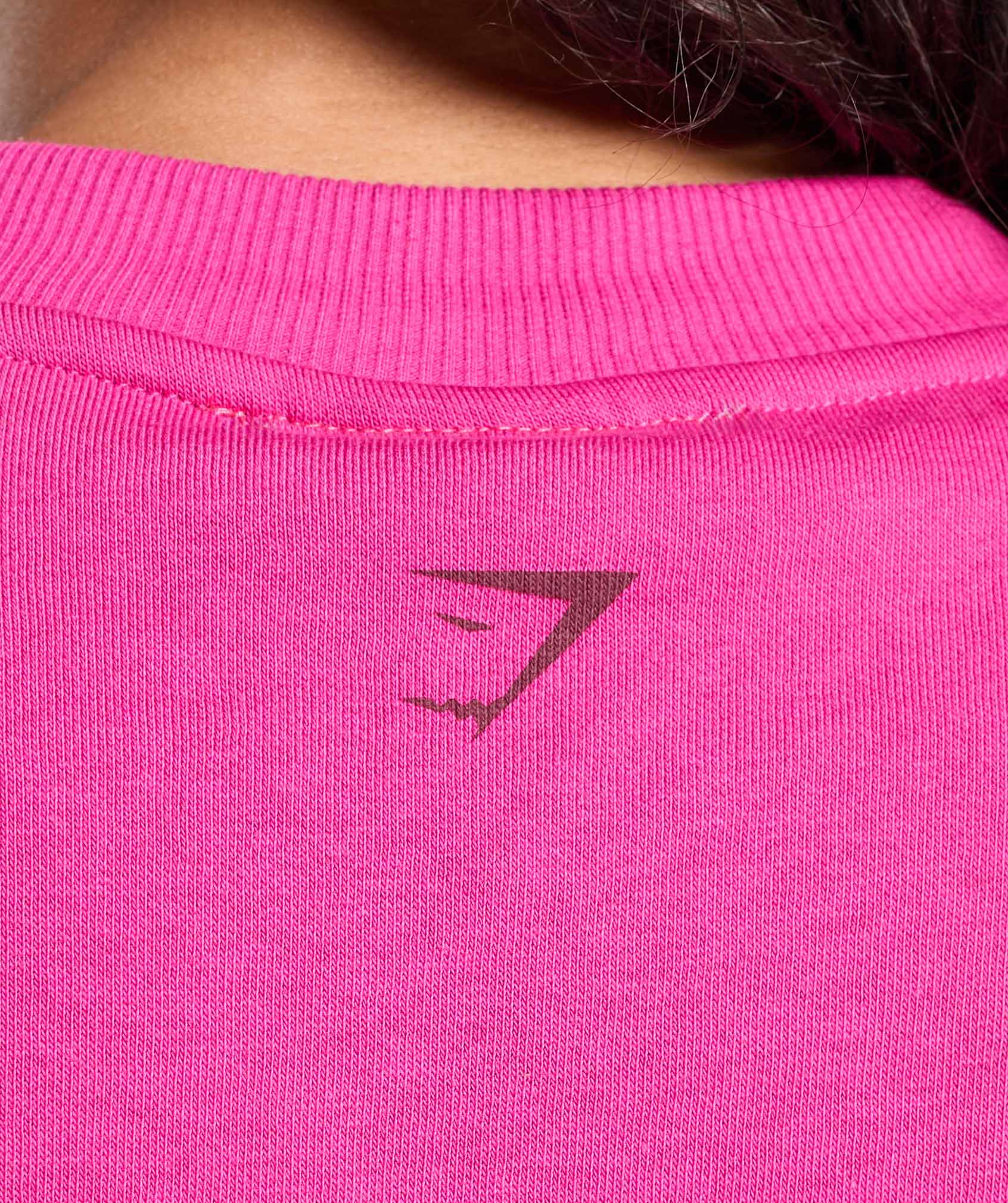 Women's Gymshark Graphic Illustration Pullover Winning Pink