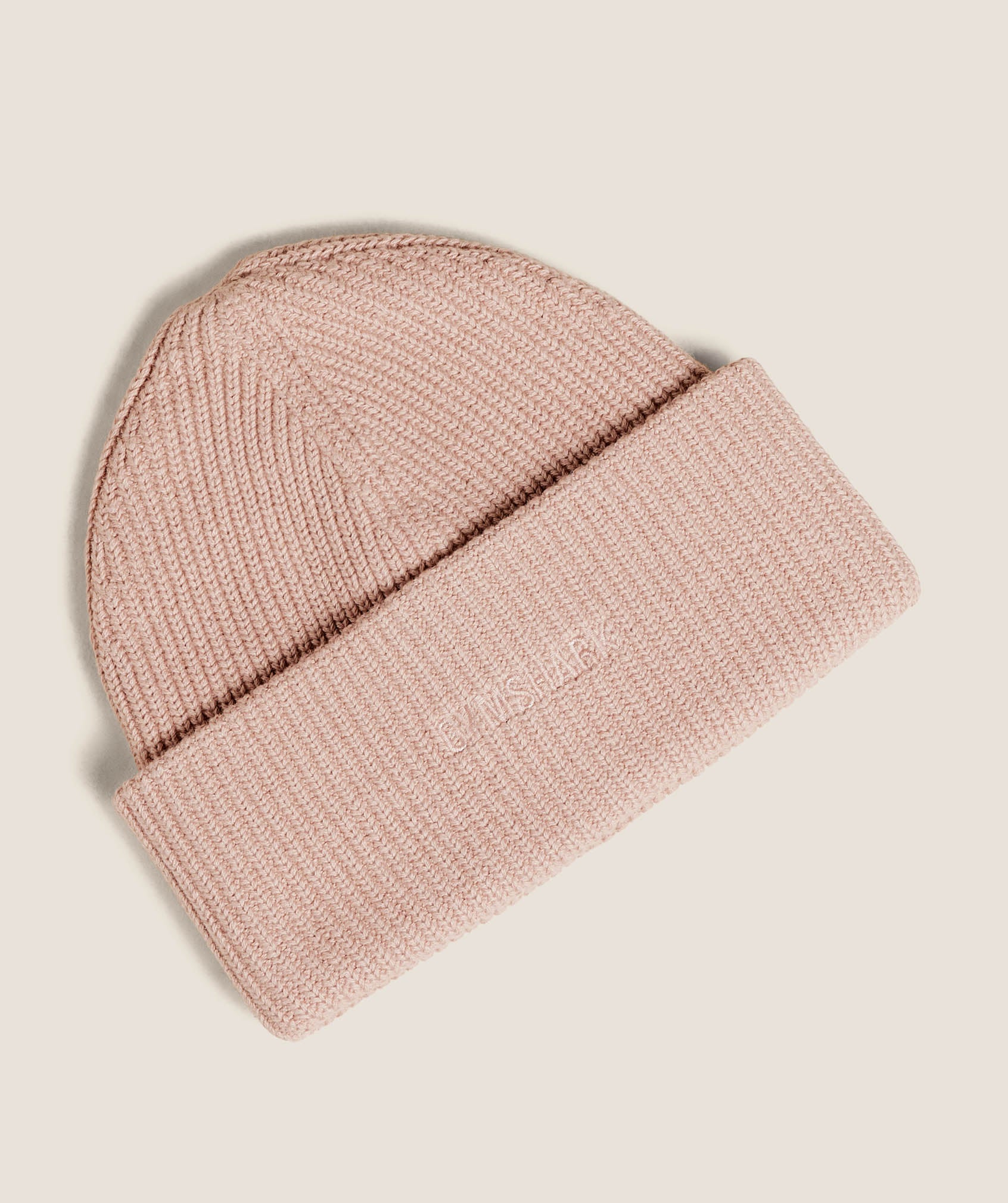 Gymshark Deep Knit Beanie Muted Pink