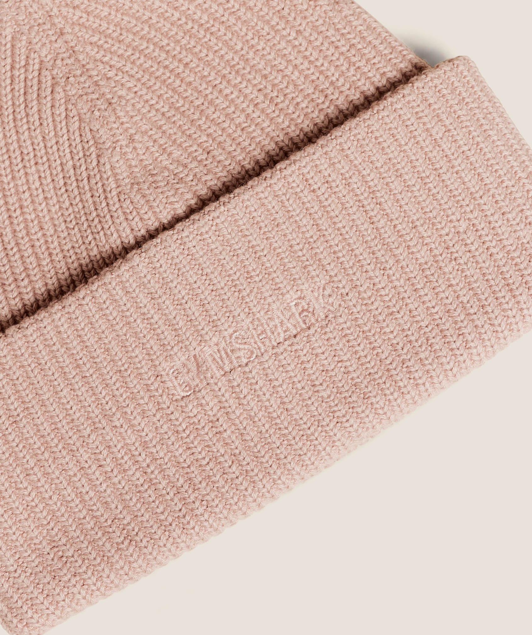 Gymshark Deep Knit Beanie Muted Pink
