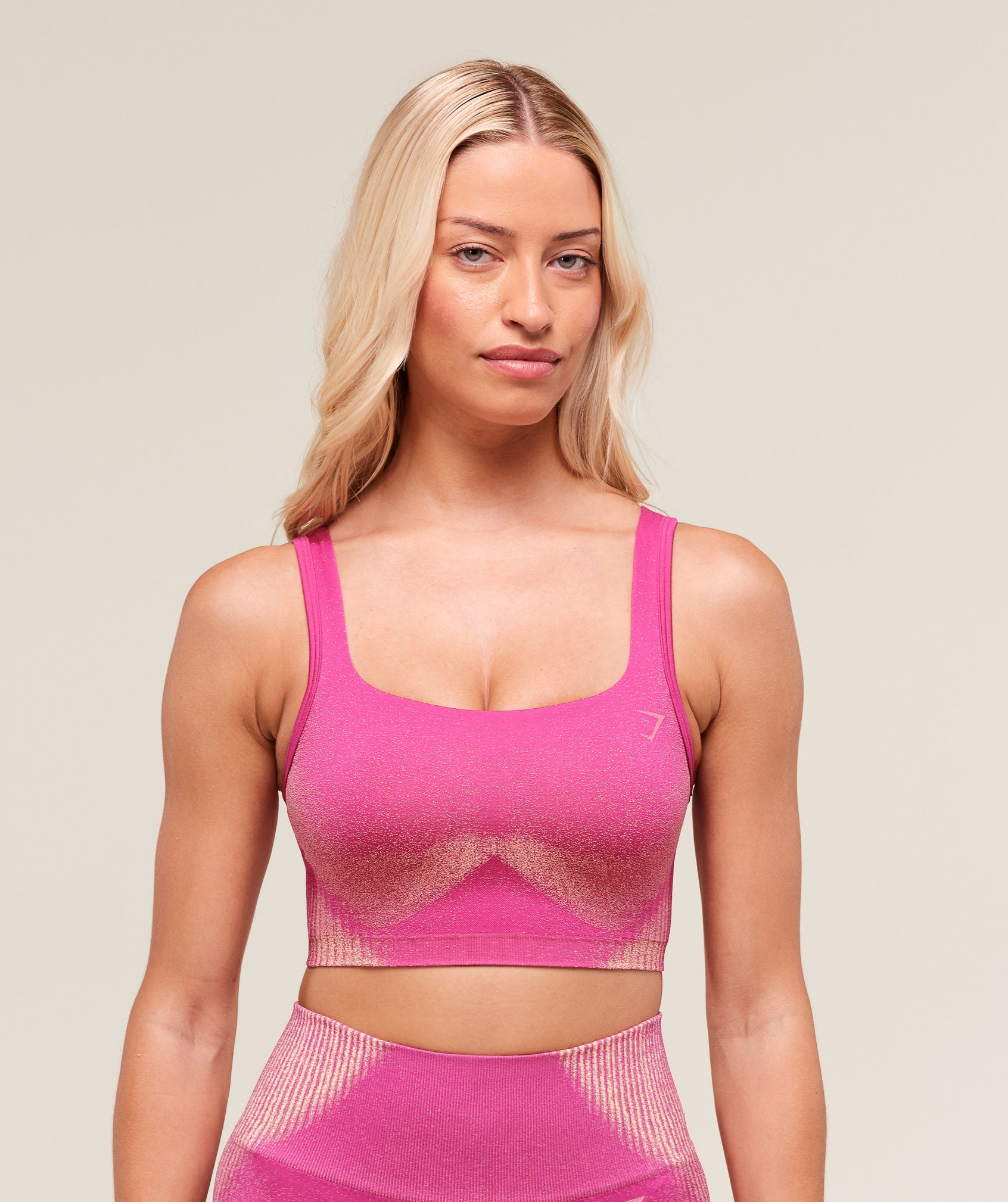 Women's Gymshark Diffuse Seamless Sports Bra Winning Pink