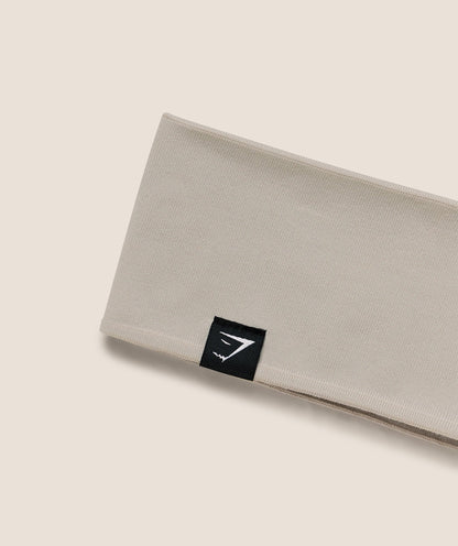 Women's Gymshark Diffuse Sweat Headband Pebble Grey