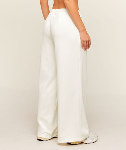 Women's Gymshark Lightweight Wide Leg Pants Regular Soft White