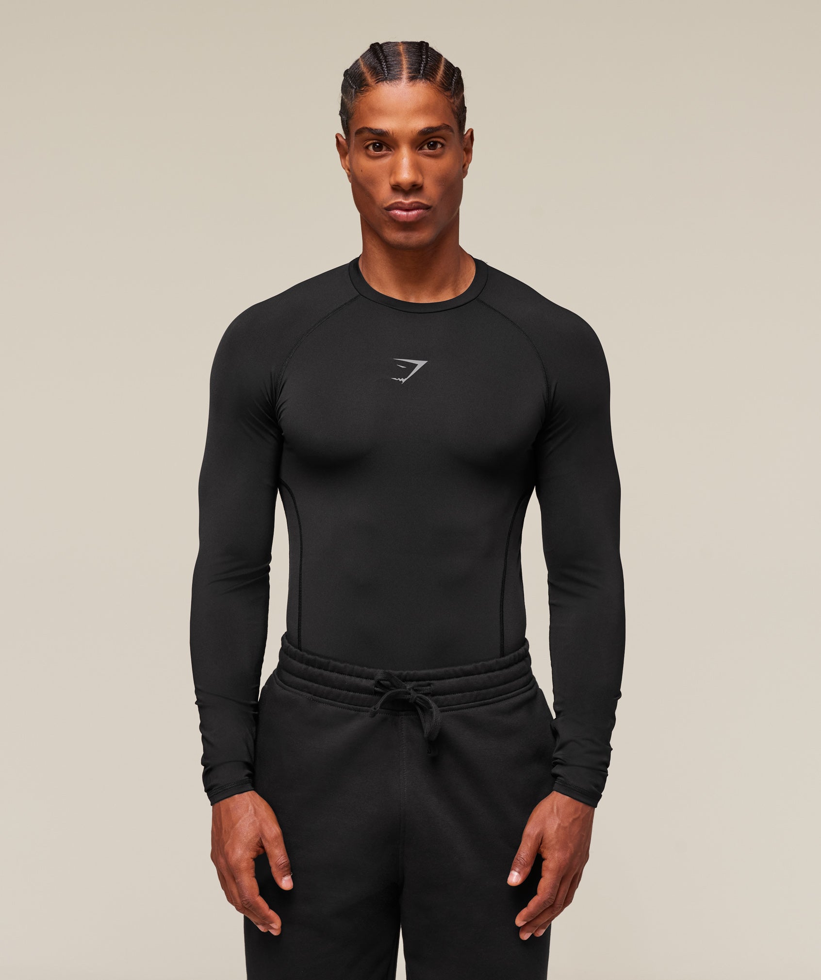 Gymshark Element Baselayer Long Sleeve T-Shirt Black