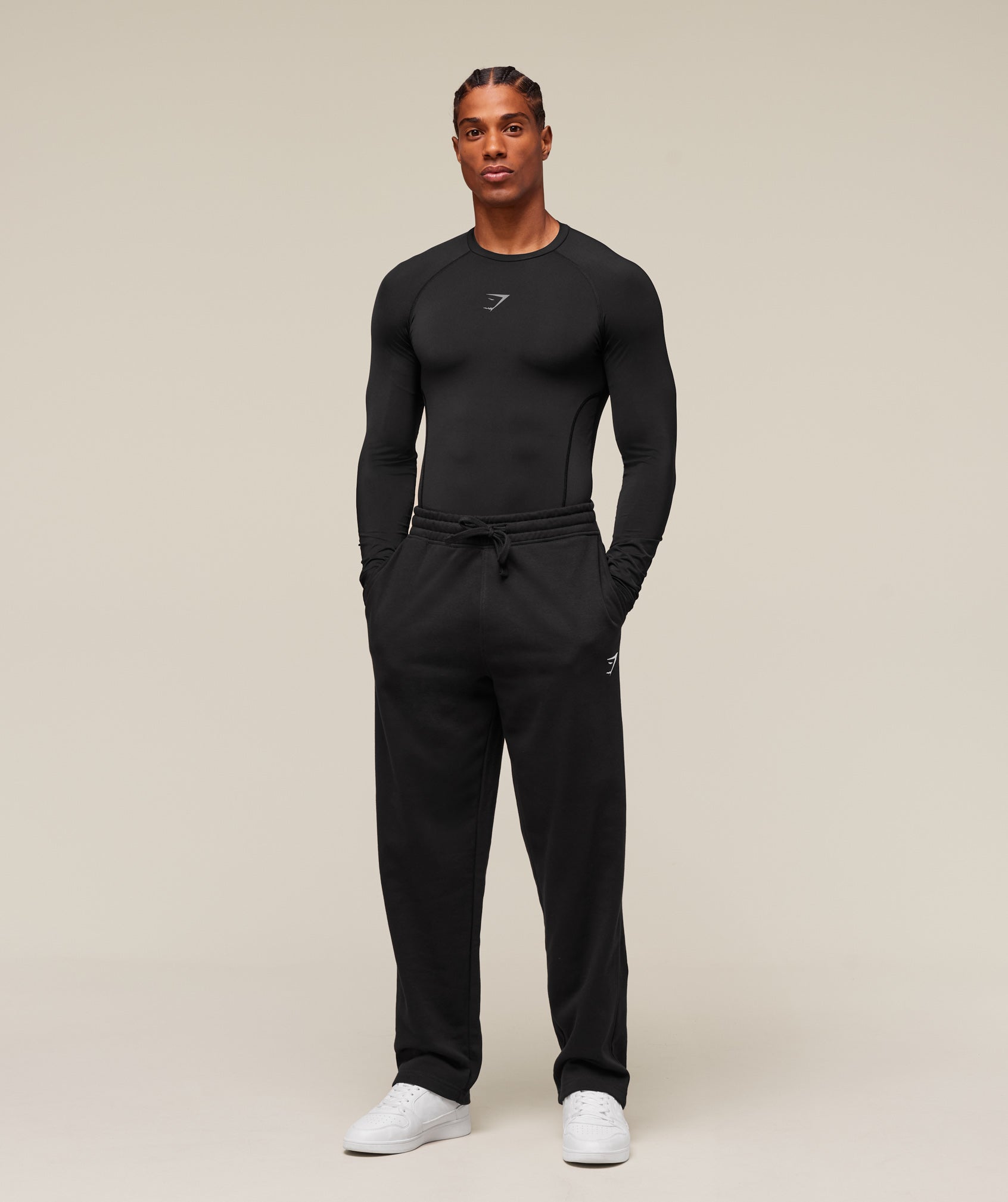 Gymshark Element Baselayer Long Sleeve T-Shirt Black