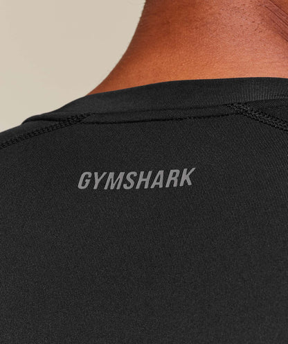 Gymshark Element Baselayer Long Sleeve T-Shirt Black