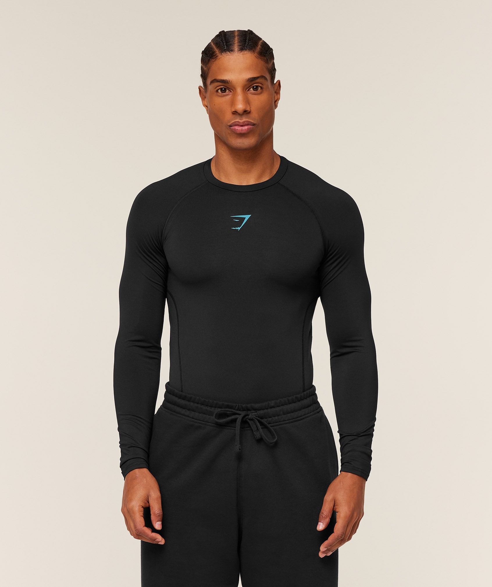 Gymshark Element Baselayer Long Sleeve T-Shirt Black